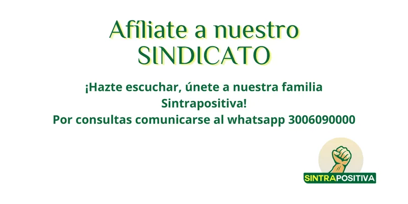 Formulario de afiliación Sintra Positiva